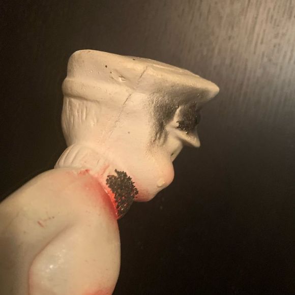 COPY - • VINTAGE 60s • ceramic Gorgeous mod fab lady mini Statuette • - Picture 9 of 15